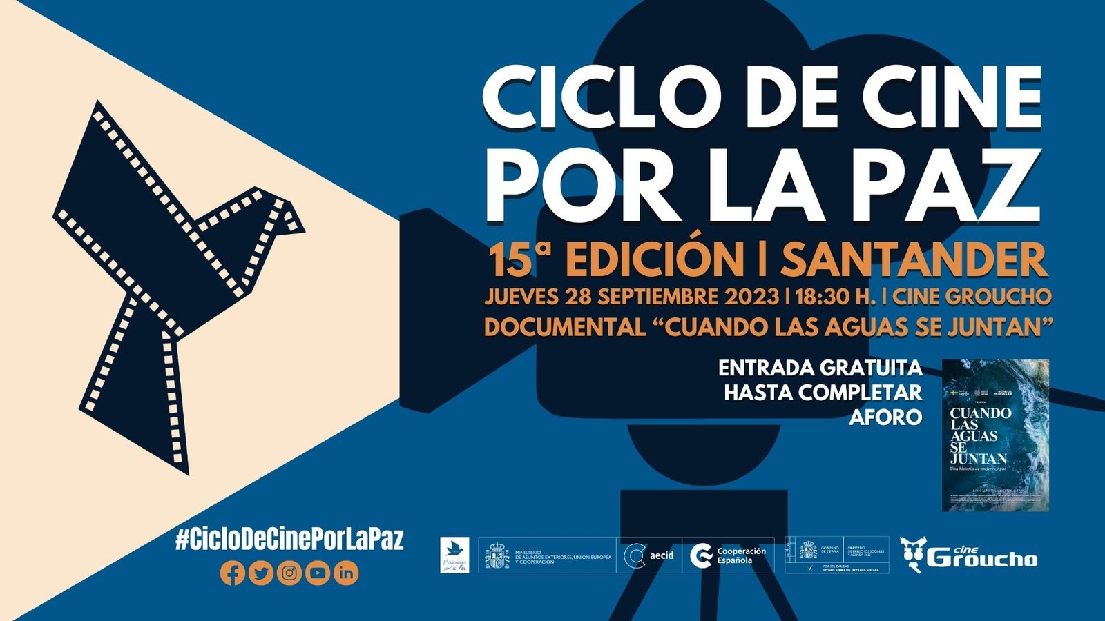 15ª edición Ciclo de Cine por la Paz en Santander