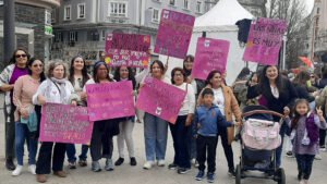 Grupo Empoderadas en el 8M en Santander