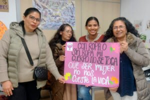 Grupo Empoderadas en el 8M en Santander