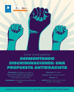 Formación "Desmontando discriminaciones: una propuesta antirracista"