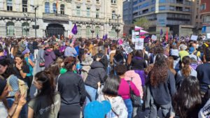 Manifestación 8m Empoderadas y Colectiva Mirera