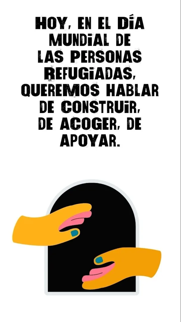 🏠 Hoy, en el Día Mundial de las Personas Refugiadas, queremos hablar de construir, de acoger, de apoyar. 

🤗 Que sea la solidaridad el motor que nos mueve y una paz llena de humanidad el futuro que nos une.

#Refugio #refugiados #refugiadas #refugees #refugee #ProteccionInternacional #ProtecciónInternacional #conlosrefugiados #refugeeswelcome #welcomerefugees #bienvenidosrefugiados #refugiadosbienvenidos #asilopolítico #asilopolitico #Paz #CulturaDePaz #DerechosHumanos #ConvivenciaPacífica #Convivencia #díadelrefugiado #diadelrefugiado #díamundialdelrefugiado #diamundialdelrefugiado #worldrefugeeday #refugeeday